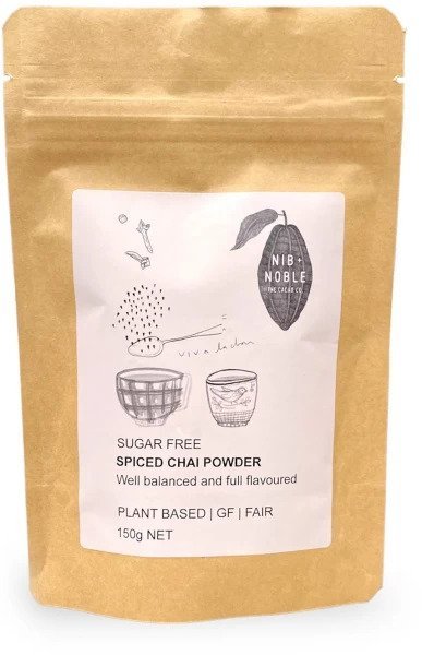 Nib & Noble: Sugar Free Spiced Chai Powder - 150g