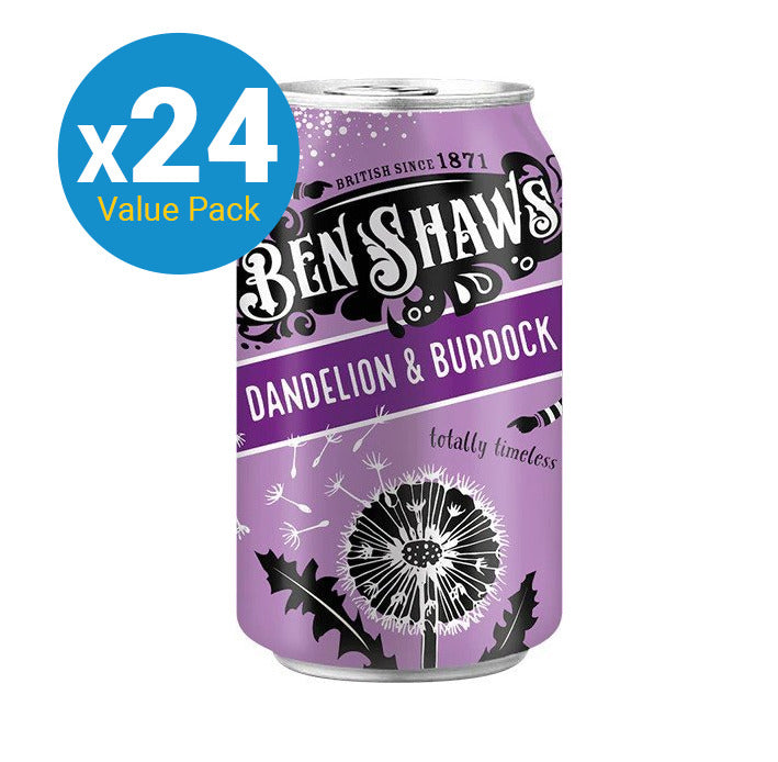 Ben Shaws: Dandelion & Burdock Drink 330ml (24 Pack)