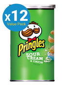 Pringles Grab & Go Sour Cream 70g (12 Pack)