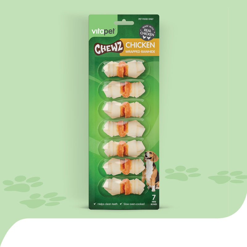 Vitapet: Chicken Wrapped Rawhide Chews (7 Pack)