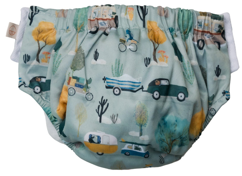 Nestling: Swim Nappy - Dogs on Holiday (3-12 months)