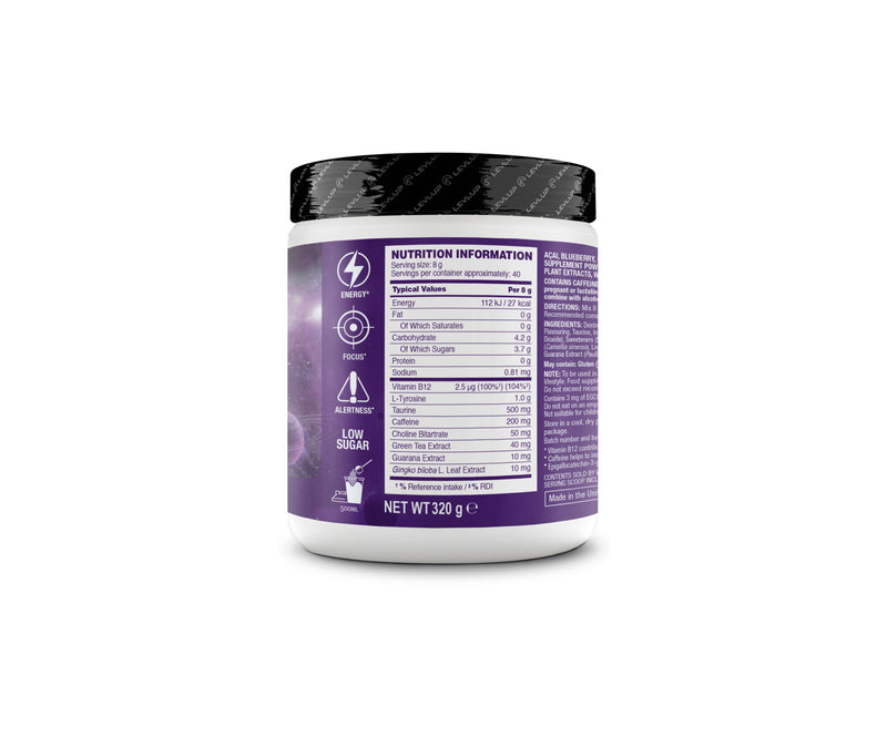 LevlUp Booster - Galaxy - Acai, Blueberry & Pomegranate (320g)