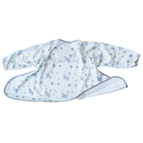 Tidy Tot: Long Sleeve Coverall Bib - Hippo (For Kit)