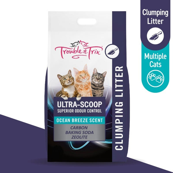 Trouble & Trix: Ultra-scoop Clumping Litter - 7 Litre