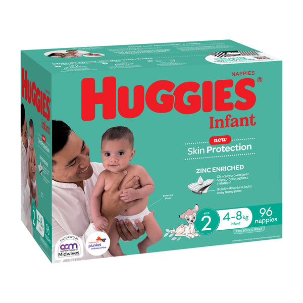 Huggies Infant Jumbo Nappies - Size 2