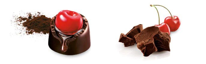 Vergani Boero Dark Chocolate Pralines Gift Box - Cherry & Liqueur