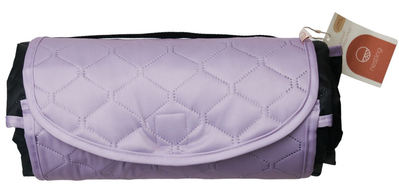 Nestling: Large Waterproof Quilted Play Mat - Lilac
