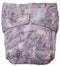 Nestling: Sassy Simple Nappy Cover - Lilac Bunnies
