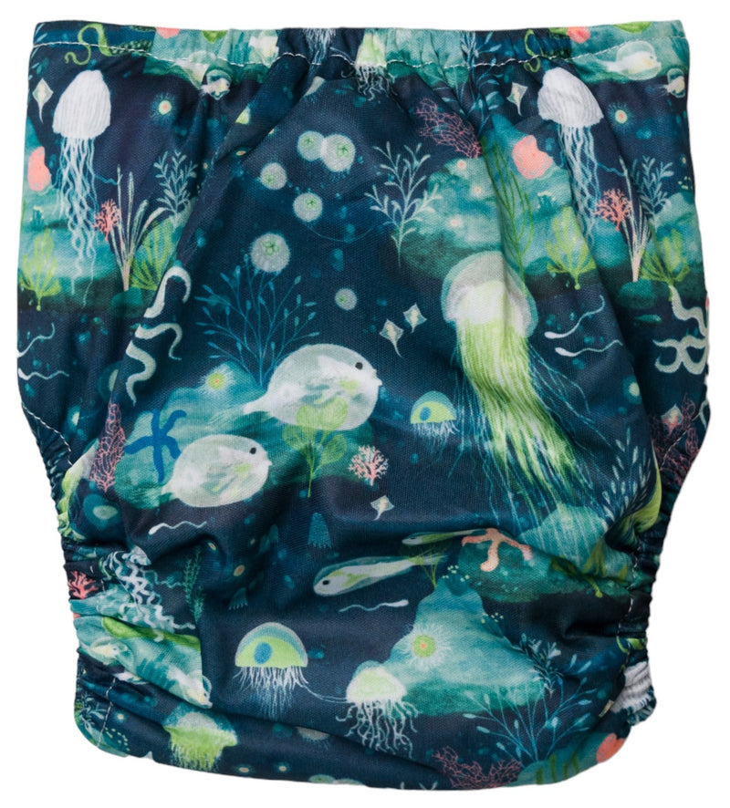 Nestling: Sassy Snap Nappy Complete - Under the Sea (One Size)
