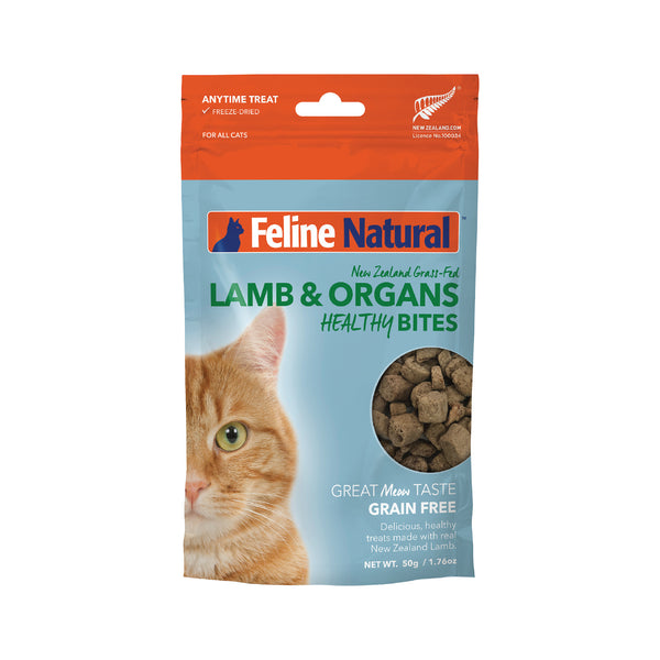 Feline Natural: Freeze-Dried Cat Treats, Lamb 50g