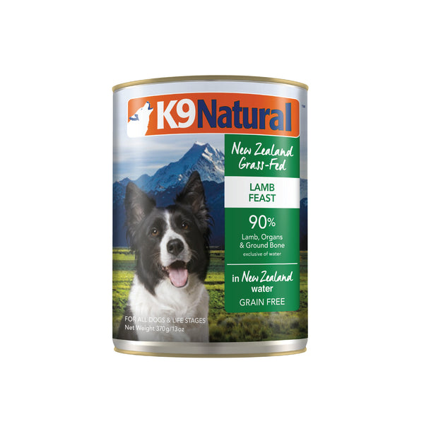 K9 Natural: Canned Dog Food, Lamb 370g (12 pack)