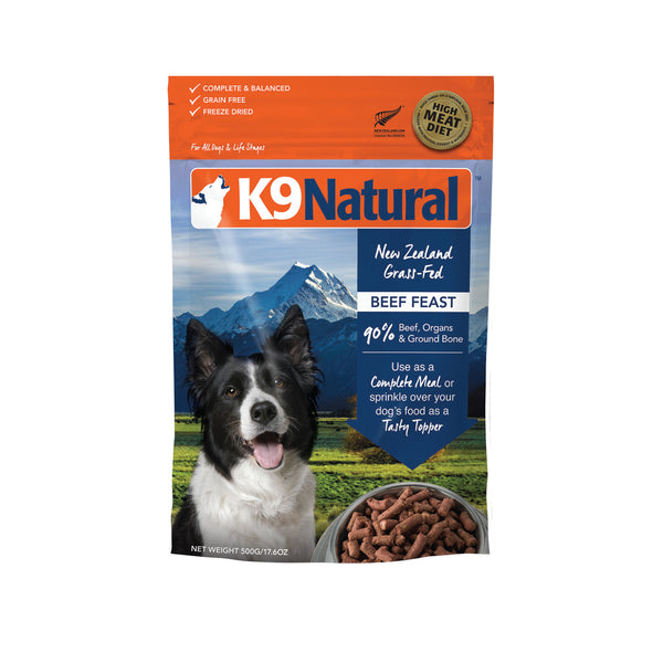 K9 Natural: Freeze-Dried Dog Food Beef 500g