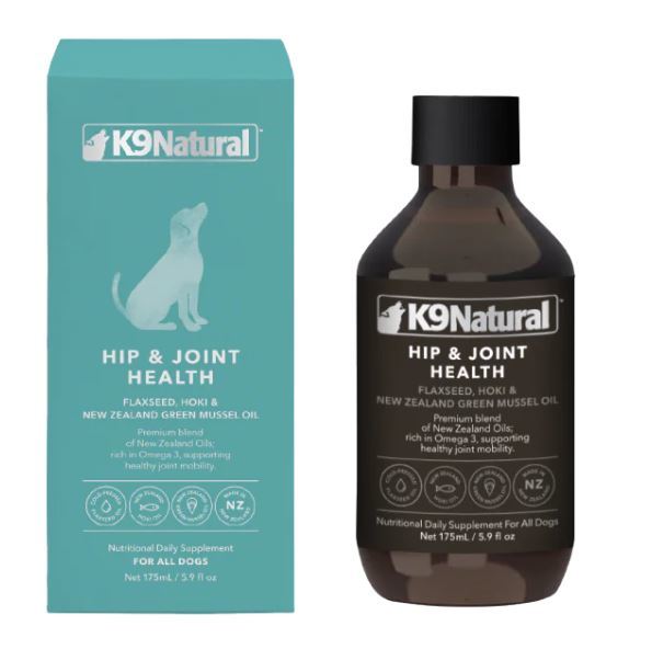 K9 Natural: Hip & Joint Healthy Mobility Omega-3 Oil for Dogs 175ml