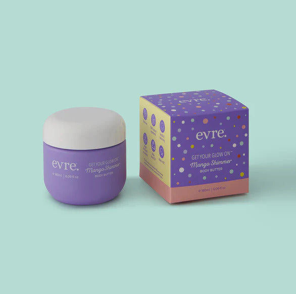 Evre: Get Your Glow On - Mango Shimmer Body Butter (180ml)