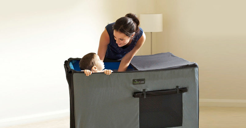 SnoozeShade: Travel Cot Blackout Cover