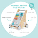Bubble: Wooden Activity Play Walker