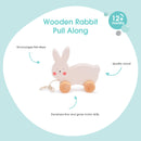 Bubble: Wooden Rabbit Pull Along
