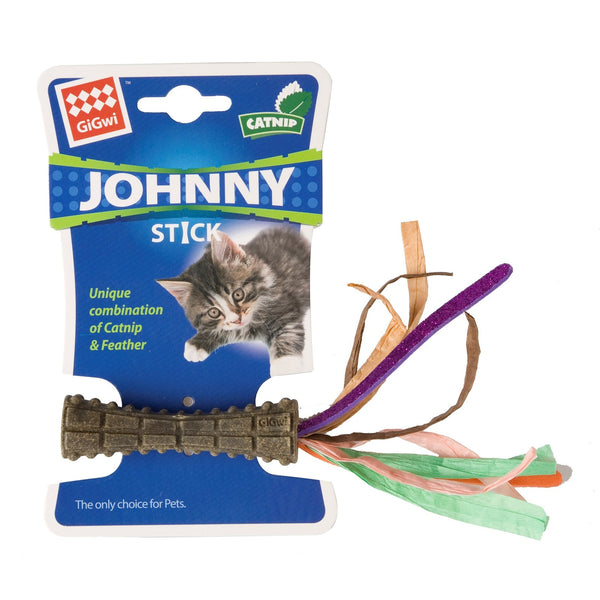GiGwi: Catnip Johnny Stick with Streamers