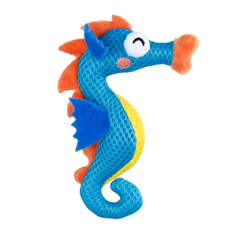 GiGwi: Dental Mesh, Catnip Cat Toy - Seahorse