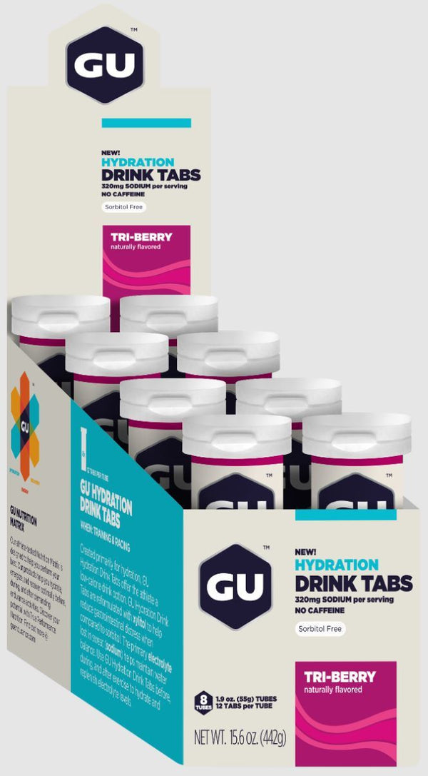 GU Hydration Drink Tablets - Tri Berry x 8