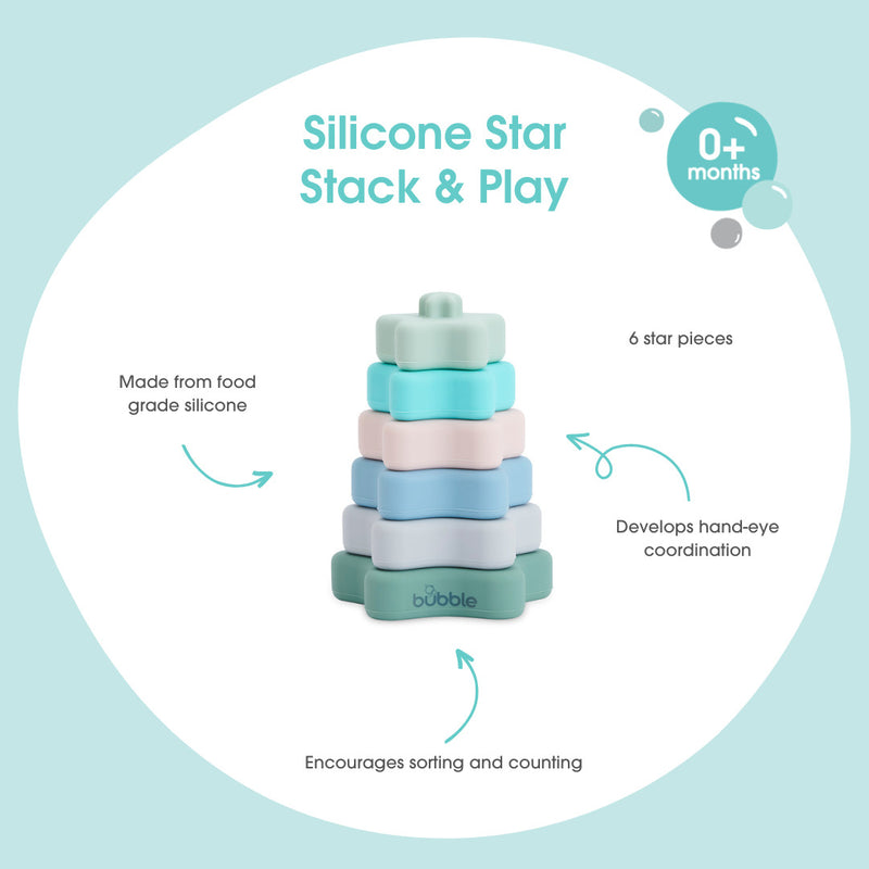 Bubble: Silicone Star Stack & Play