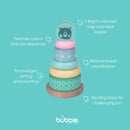 Bubble: Wooden Stacking Rings