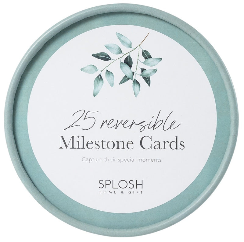 Splosh: Reversible Milestone Cards - Eucalyptus