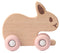 Splosh: Baby Pink Bunny Beechwood & Silicone Toy