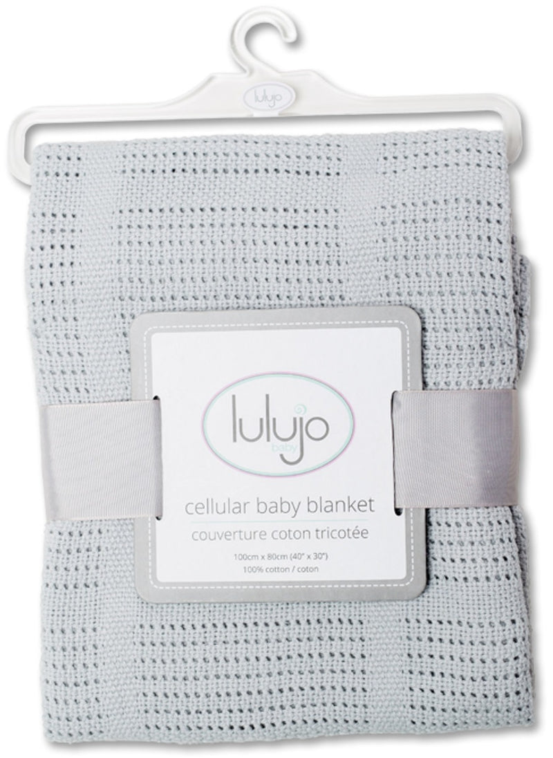 Lulujo: Cellular Blanket - Grey