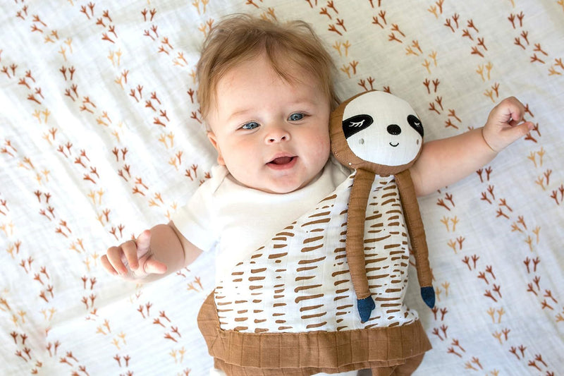 Lulujo: Cotton Baby Lovies - Sloth