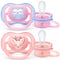 Avent: Ultra Air Pacifier - Pink 0-6m (2 Pack)