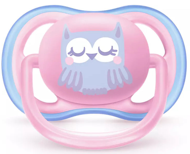 Avent: Ultra Air Pacifier - Pink 2 Pack (0-6m) (0-6 Months)