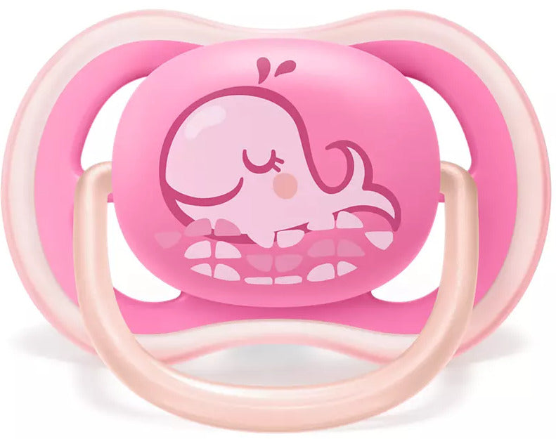 Avent: Ultra Air Pacifier - Pink 6-18m (2 Pack)