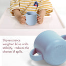 6-Piece Silicone Baby Feeding Set - Blue