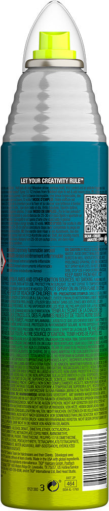 Tigi Bed Head: Masterpiece Shiny Hairspray - Strong Hold & Shine (340ml)