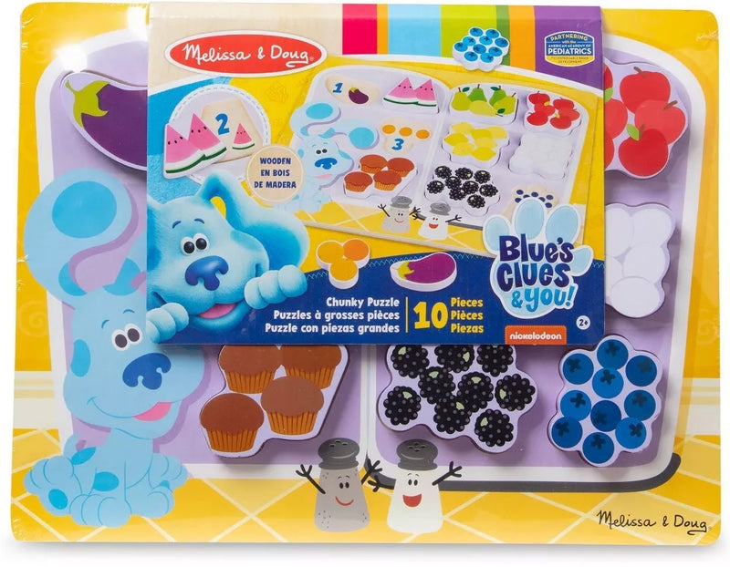 Blues Clues & You! Fridge Food Wooden Chunky Puzzle - 10 Pieces by Blue's Clues