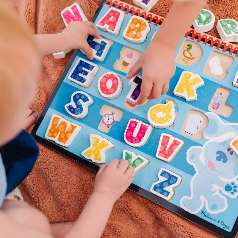 Blues Clues & You! Wooden Chunky Alphabet Puzzle - 26 Pieces by Blue's Clues