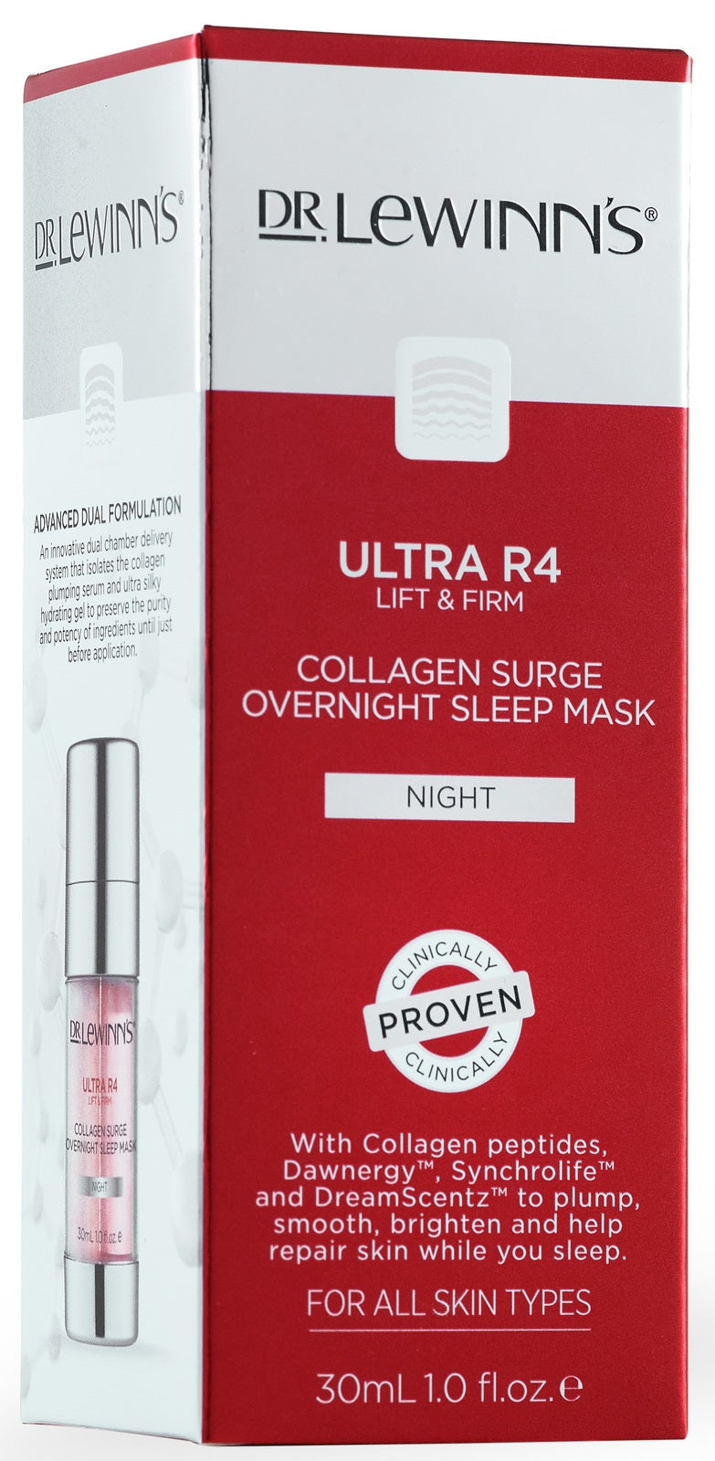 Dr Lewinn's: Ultra R4 Collagen Surge Overnight Sleep Mask (30ml)