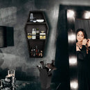 STORFEX Gothic Style Makeup Shelf and Brush Holder Set
