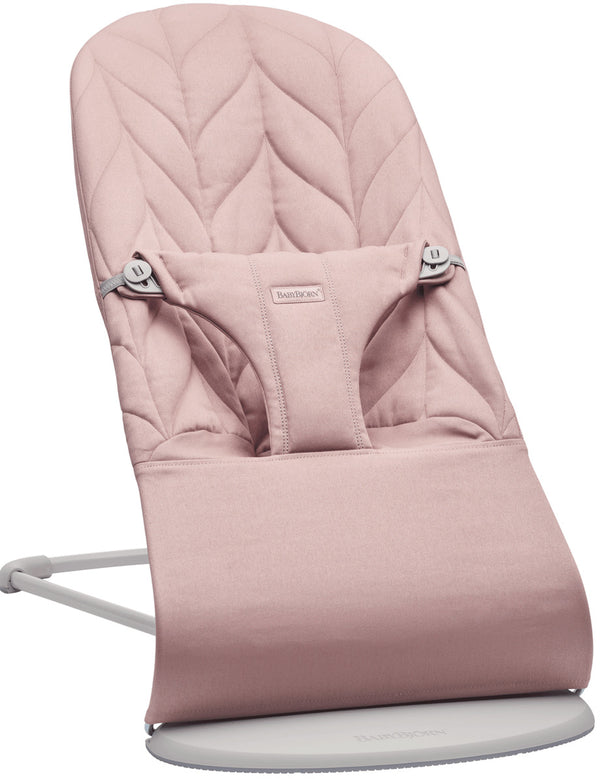 Babybjorn: Bouncer Bliss Cotton - Dusty Pink Petal Quilt
