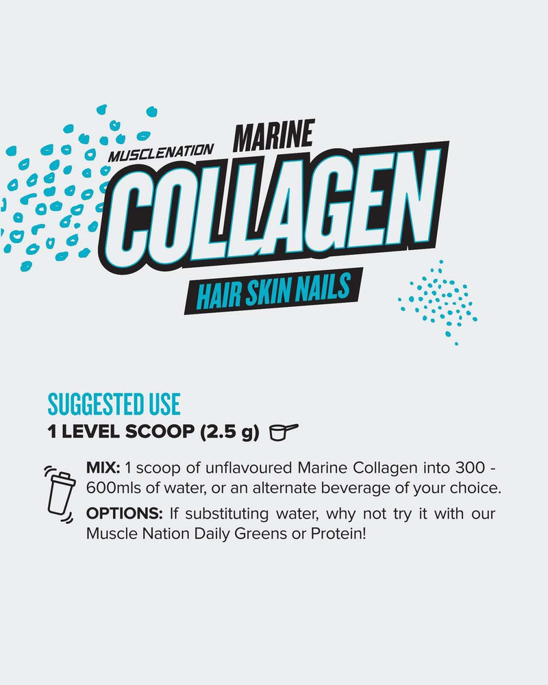 Muscle Nation 100% Natural Marine Collagen - Unflavoured