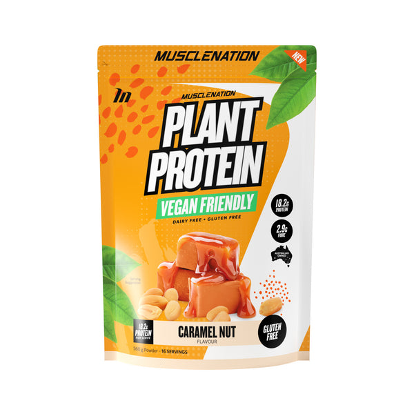 Muscle Nation 100% Natural Plant Based Protein - Caramel Nut