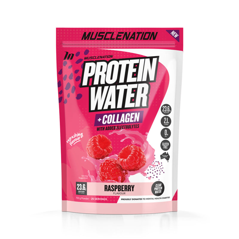 Muscle Nation Protein Water - Raspberry - 750g