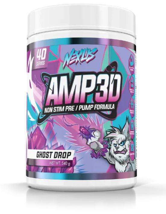 NEXUS AMP3D Non-Stim Pre-Workout - Ghost Drop