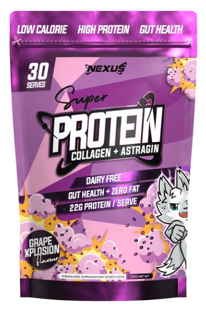 NEXUS Super Protein - Collagen + Astragin - Grape Xplosion - 750g