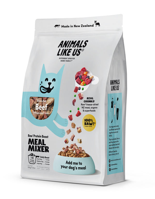 Animals Like Us: Meal Mixer - Grass-Fed Beef & Wagyu Beef Heart (160g)