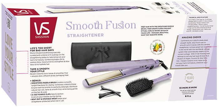 VS Sassoon: Smooth Fusion Straightener