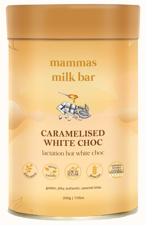 Mammas Milk Bar Lactation Caramelised White Hot Chocolate 200g