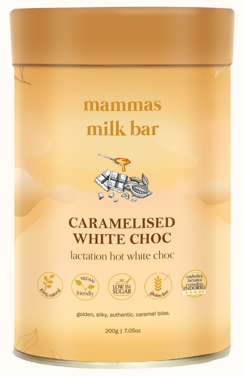 Mammas Milk Bar - Caramelised White Hot Lactation Chocolate (200g)