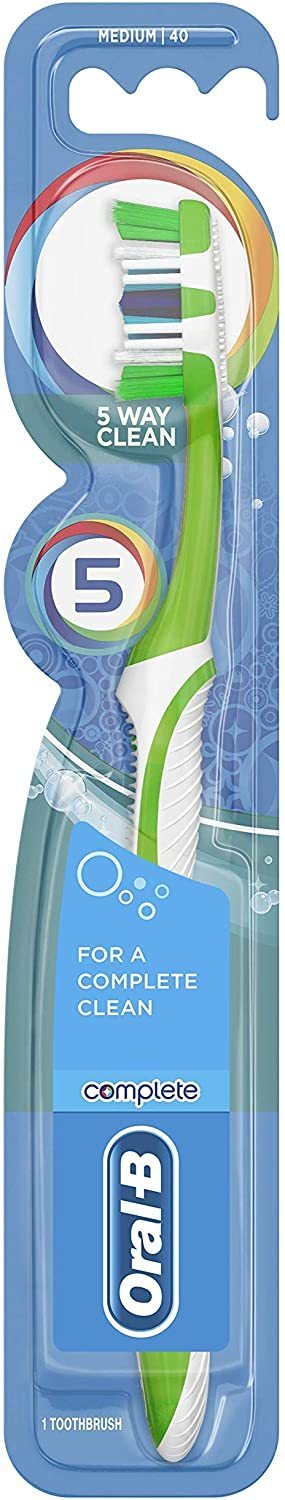 Oral B: Toothbrush Complete Clean 5 Way Clean Brush - Medium (10 Pack)